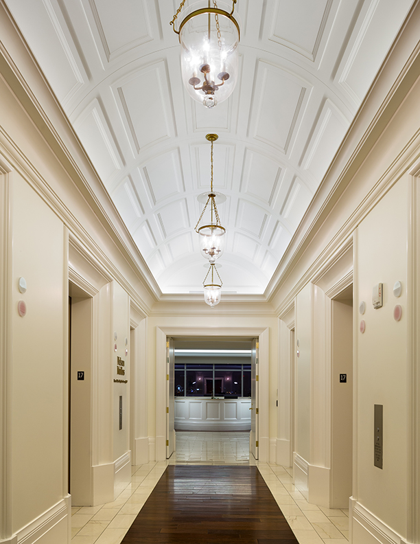 bright hallway in 201 17th St, Atlanta, GA