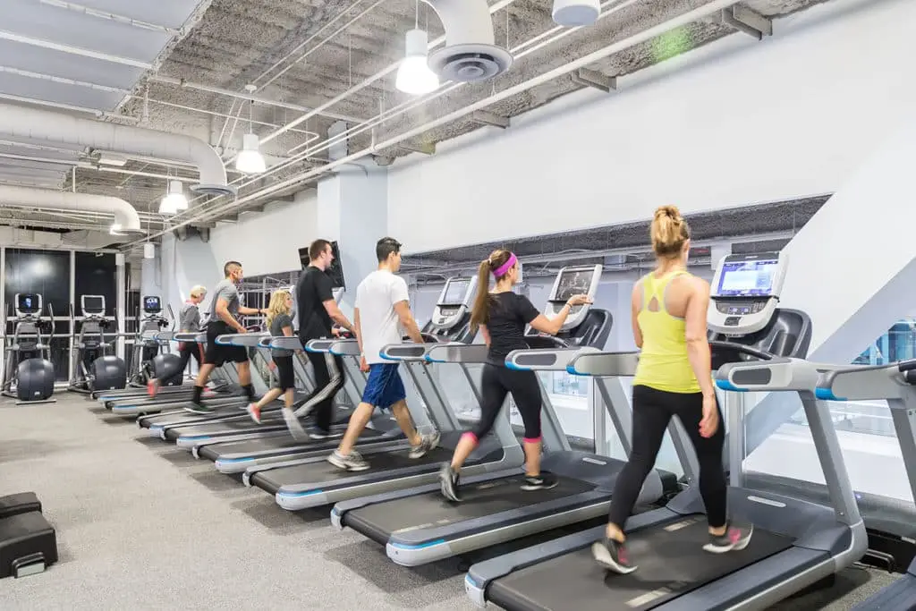 inside the gym of Accenture Tower, 500 Madison Gallery