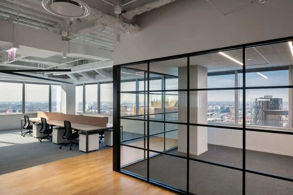 conference area in Accenture Tower 500 West Madison