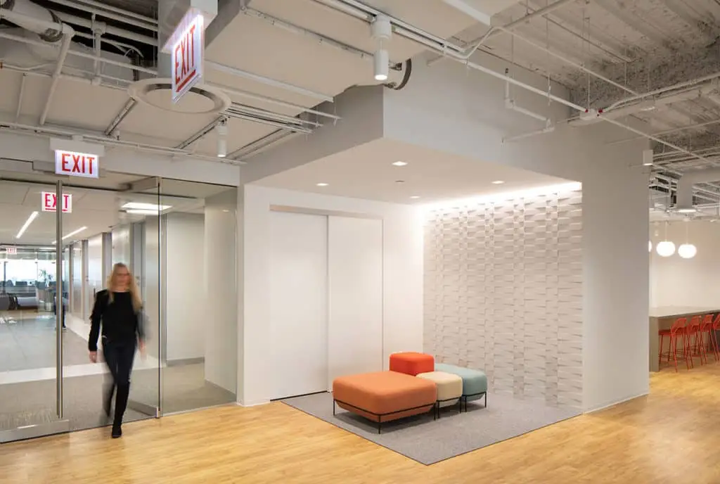 waiting area in Accenture Tower, 500 Madison Gallery