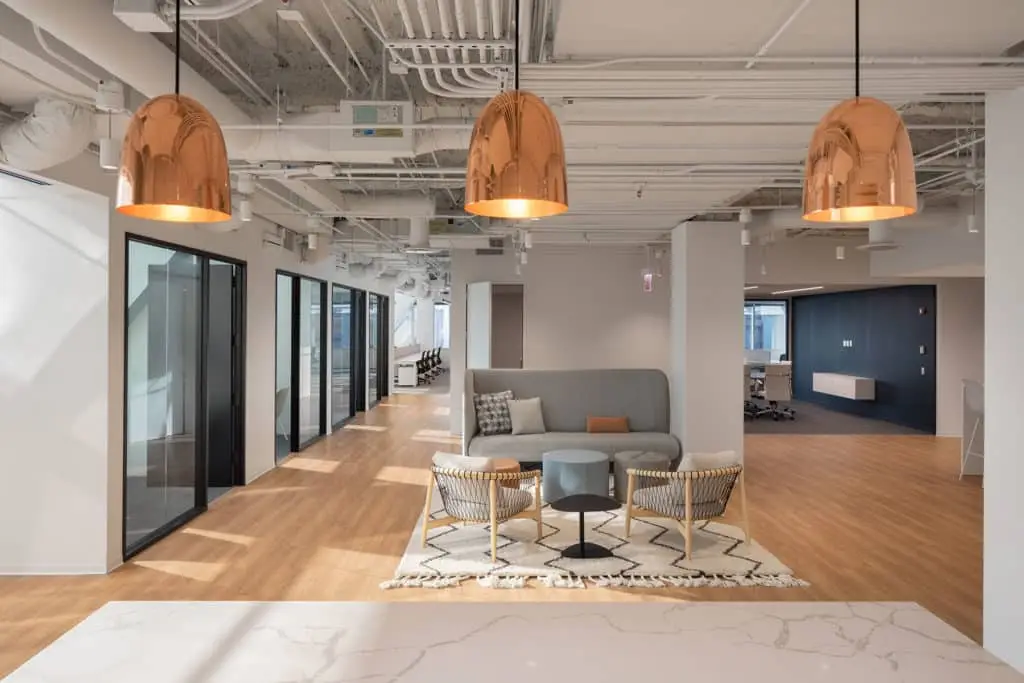 waiting area in Accenture Tower, 500 Madison Gallery